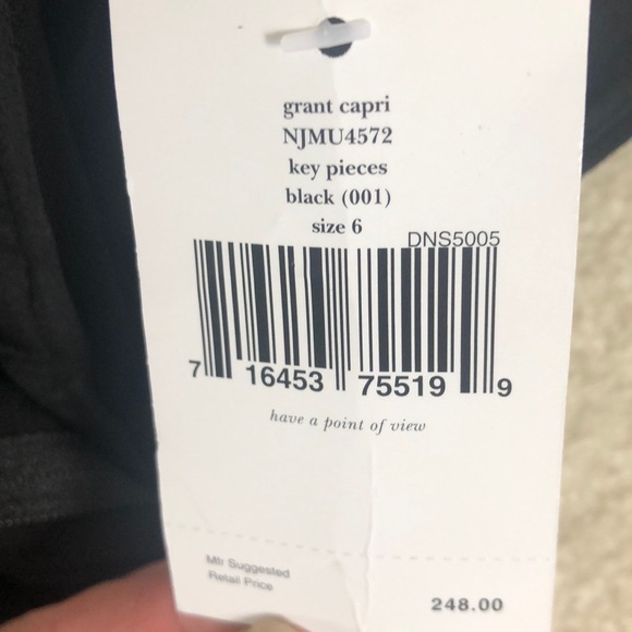 Kate Spade Grant Tailored Twill Capri pant - Picture 3 of 9